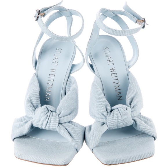 Stuart Weitzman denim sandals - Picture 2 of 5